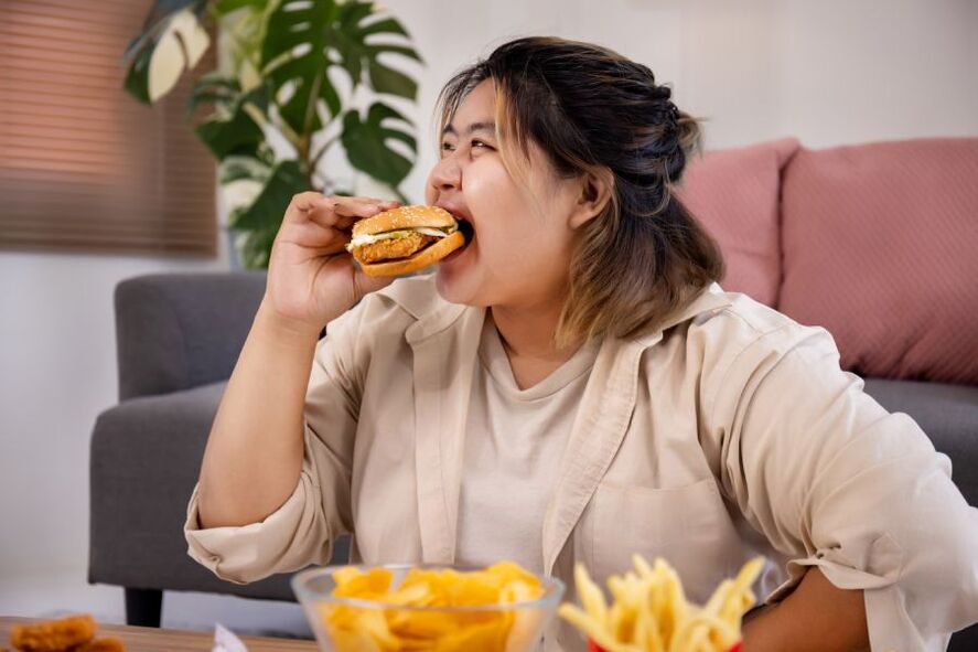 Il cibo spazzatura porta all’obesità